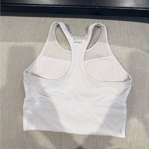 Stori Women's White Racerback Sports Bra